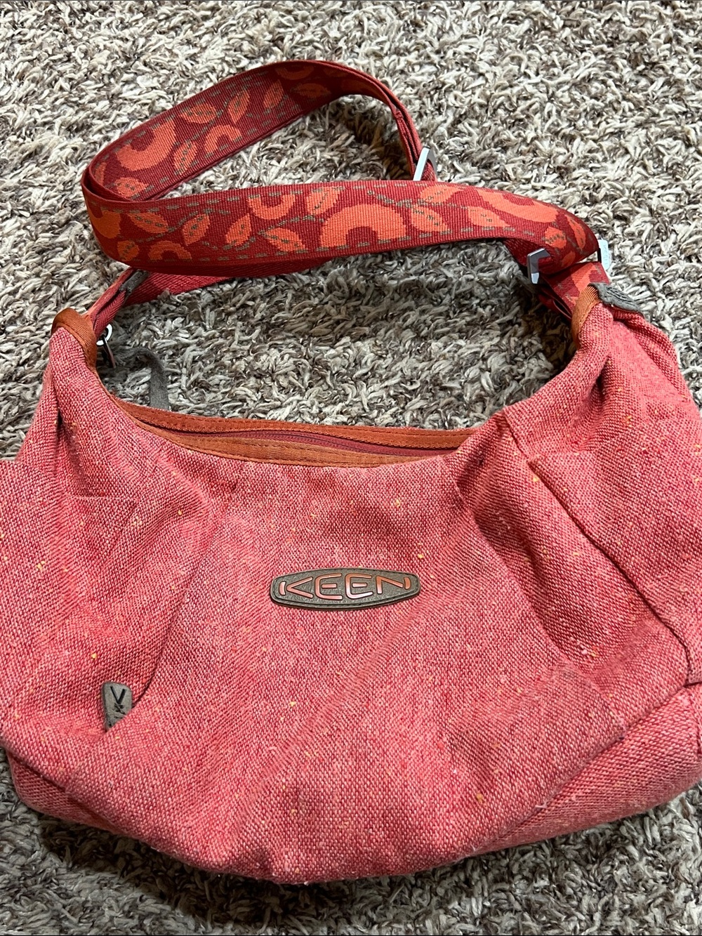 Keen canvas crossbody purse
